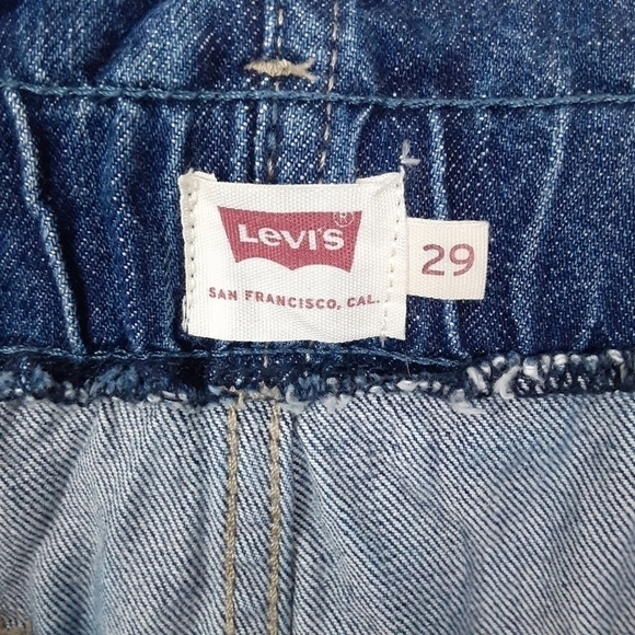 Levi's Highest Rise Paperbag Denim Shorts Size 29 - Picture 5 of 7